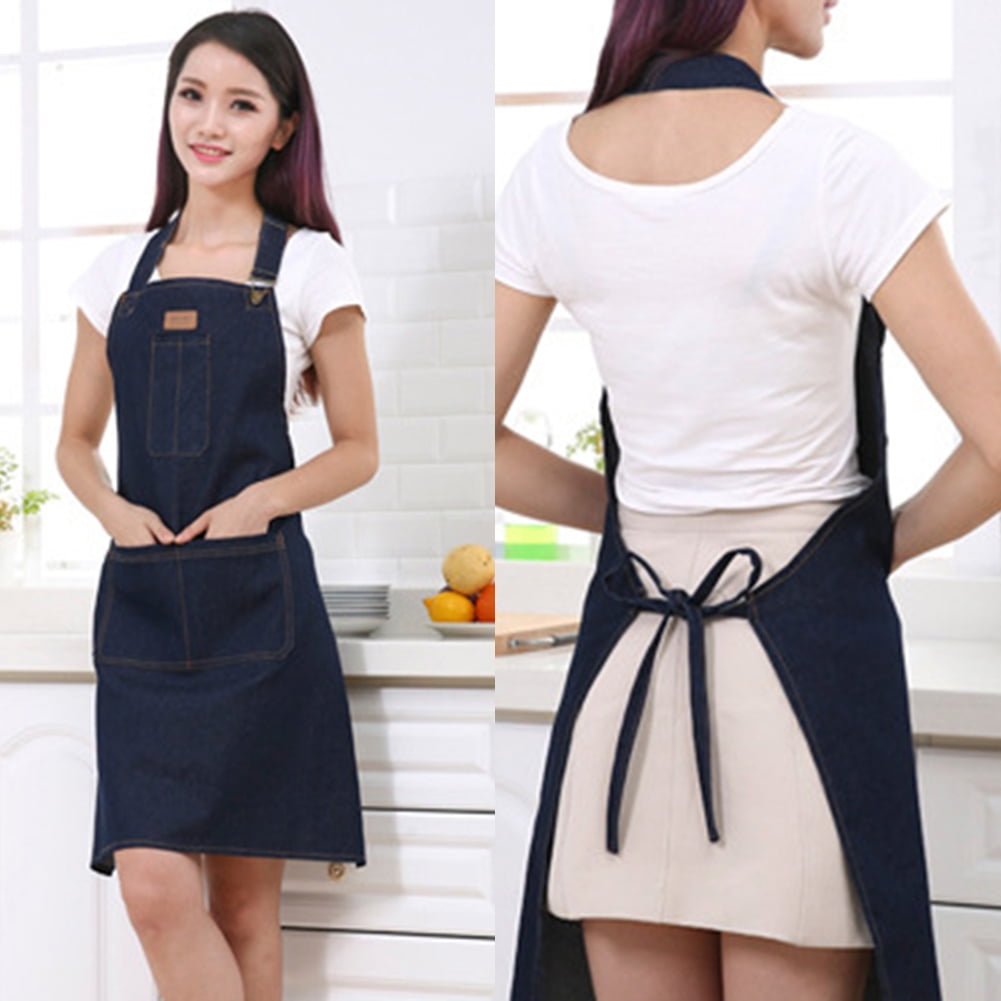 Details about   Waitress Waiter Waist Bib Apron 3 Pocket Home Cooking Kitchen Party Chef Unisex 