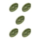thumbnail image 2 of Inteprter pastillero portátil giratorio 4 celosías dispensador sellado collar de azúcar pendientes organizador contenedor de cuidado de la salud verde Verde 5piezas Inteprter CBP187033, 2 of 6