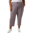 thumbnail image 4 of 32 Degrees Women's Nylon Lux Capri Purple XS, 4 of 6