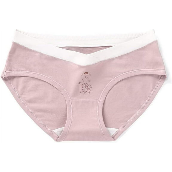SMZ Maternity underwear pure cotton low-waist women's pregnant breathable maternity large size briefs