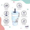 thumbnail image 5 of Zak Designs 18oz Mando/Grogu Double Wall Stainless Steel Cruiser Tumbler, Built in Carry Handle, 5 of 6