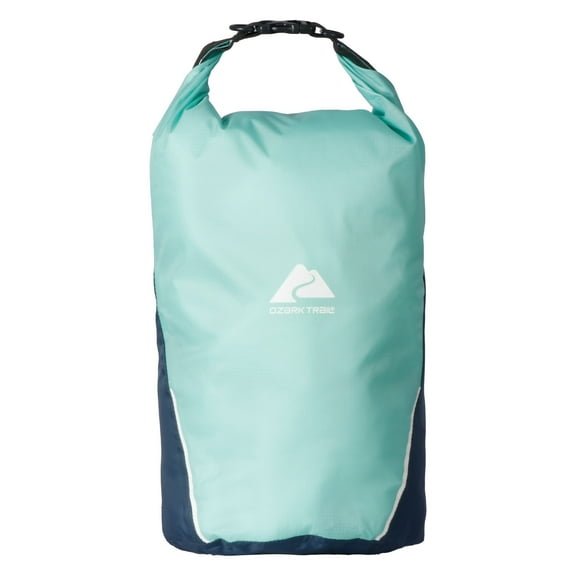 Ozark Trail 10 L Water-Resistant Dry Bag, Blue/Green