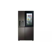 LG LRSOS2706D 27 Cu. Ft. Black Stainless Steel Side-by-Side Smart Refrigerator