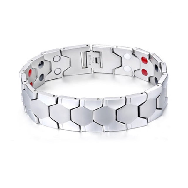 Guardurnaity de hombre Cadenas geométricas de metal Brazalete Decoración desmontable Decoraciones Joyas de novio para citas Joyas de Type4 NO4