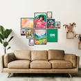 thumbnail image 4 of Nistio® Maximalist Gallery Wall Art, Watercolor Maximalism Wall Prints, Green Maximalist Home Decor, Eclectic Gallery Wall Art Prints, Set of 10 (Unframed), 4 of 4