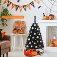 thumbnail image 1 of Christmas Decorations Clearance!! 3 Ft Black Artificial Tree Unlit Halloween and Christmas Decoration Tree Compact Festival Party Supplies, 1 of 7