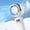 White-As Shows, variant on Ice Pack Handheld Fan, High-Speed Turbine Fan with Digital Display, Fast Charging USB Rechargeable Fan, Quiet Brushless Motor, Portable Fan for Office, Travel & Outdoor Use