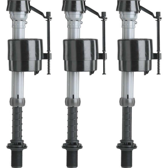 Fluidmaster 3.5 - 7 GPF Plastic Universal Anti-Siphon Fill Valve (3 Ct.)