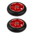 thumbnail image 1 of 2X 2pcs Ruedas de rodillos de scooter Ruedas de scooter Ruedas de aluminio de 100 mm para scooter Zulema rueda de scooter de truco, 1 of 8