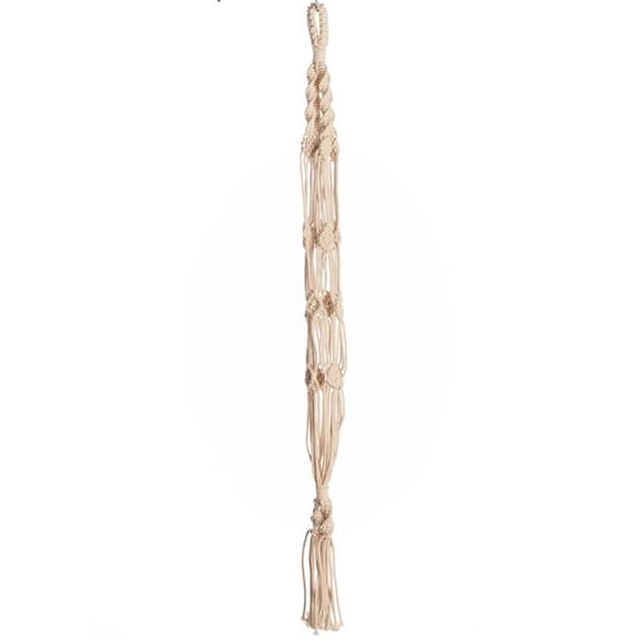 Primitive PRI9291 42 in. Cotton Woven Plant Hanger
