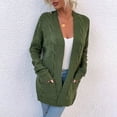 thumbnail image 1 of Fall Cardigans for Women Solid Color Sweater Top Loose Sweater Cardigan Coat Plus Size Cardigan on Clearance, 1 of 5