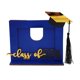 thumbnail image 1 of Marco de fotos de graduación de la clase de 2024 Marco de fotos para graduados Regalos de graduación Azul, 1 of 9