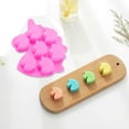 thumbnail image 3 of Vpqnee Paquete de 3 Moldes de Chocolate de Silicona de Unicornio de Tamaño Mediano con 7 Cavidades para Hacer Gomitas con Forma de Unicornio, Chocolate, Cubitos de Hielo, Mousse de Jalea, Pastel peque, 3 of 5