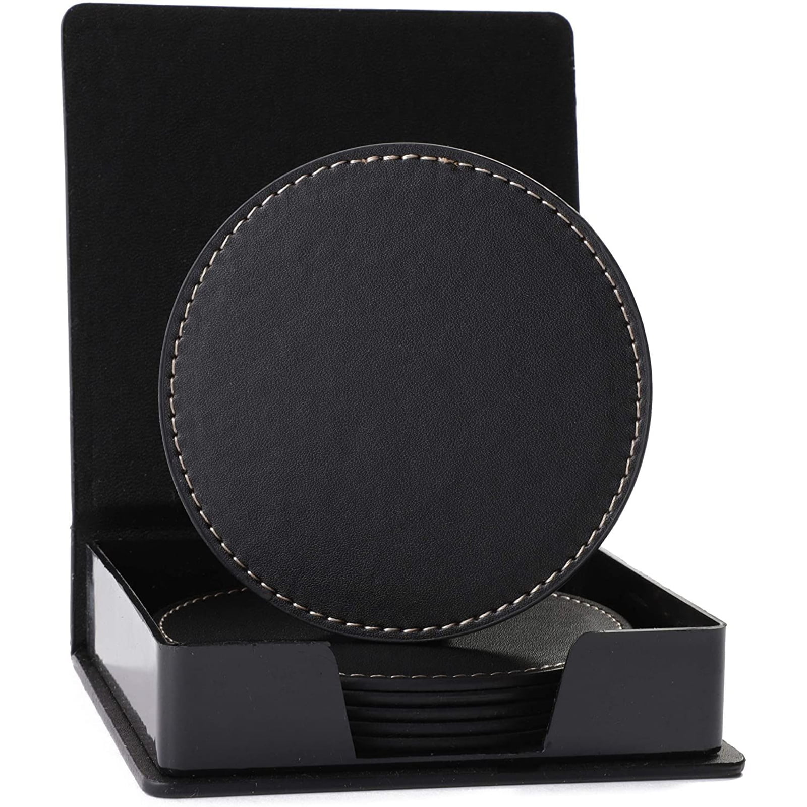 Round PU Leather Coasters Insulated Mat Drinks Coffee Tea Cup Mug 4Colors Round PU Leather Coasters Insulated Mat Drinks Coffee Tea Cup Mug 4Colors