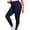 B1-Navy Blue, variant on Women Plus Leggings High Waisted Activewear Pants Black 3X Tummy Control Soft Yoga Pants for Workout