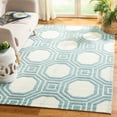thumbnail image 2 of SAFAVIEH Martha Stewart Catrine Geometric Wool Area Rug, Ivory/Purple, 8' x 10', 2 of 5