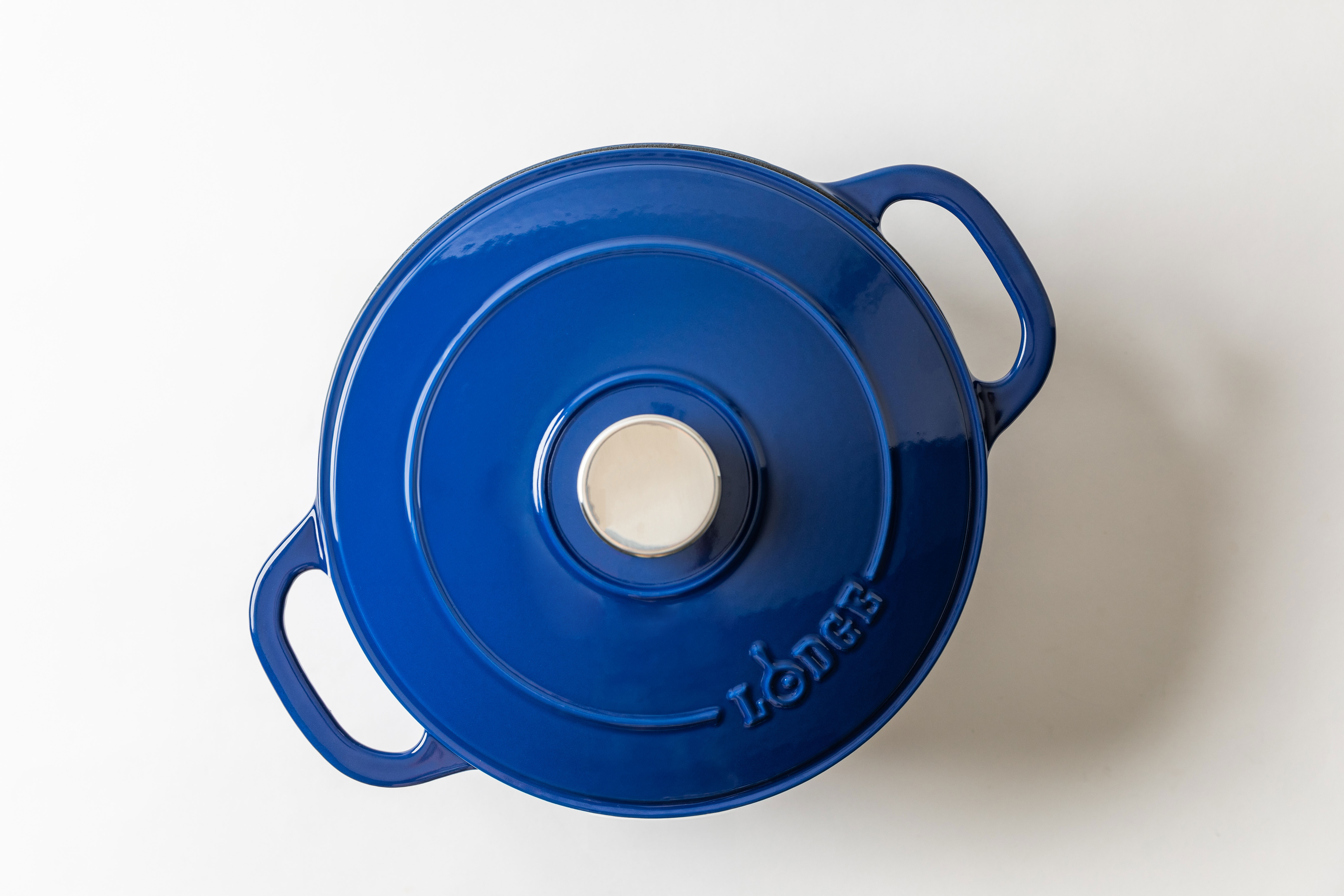 LODGE CAST IRON 5.5QT INDIGO ENAMELED DUTCH OVEN