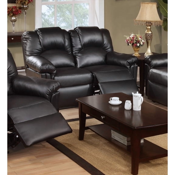 Modern Leather Loveseat 58"L x 38"W x 40"H for Living Room