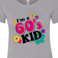 thumbnail image 4 of Inktastic I'm a 60's Kid 1960's Style Colorful Flowers Women's T-Shirt, 4 of 5