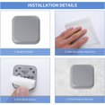 thumbnail image 5 of 6 PCS Door Knob Wall Protector,Door Stoppers Wall Protector,Wall Protector,Rubber Crash Pad,Square, 5 of 5