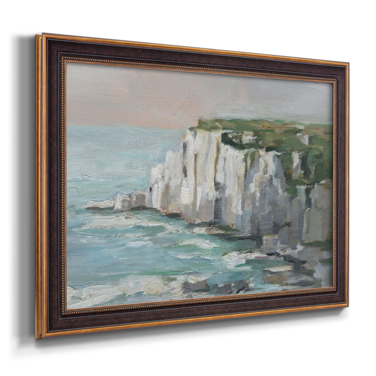 White Sea Cliffs II Premium Framed Canvas- Ready to Hang