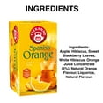 thumbnail image 5 of Teekanne Spanish Orange Tea Sun-Ripened Oranges & Juicy Peaches Full-Flavored Herbal Tea with 20 Individually Wrapped Tea Bags Caffeine-Free Brew Hot Soothing Delicious Refreshing Beverage, 5 of 6