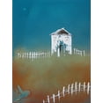 thumbnail image 2 of Clement, Diane 19x24 White Modern Wood Framed Museum Art Print Titled - Picket Fence, 2 of 4