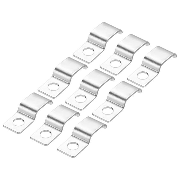 Unique Bargains 20Pack Pipe Strap, 304 Stainless Steel Pipe Support Strap Fit for 1/2in(12mm)