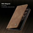 thumbnail image 2 of Flip Magnetic Leather Wallet Case For iPhone 15 14 Pro 13 11 12 Mini XS XR Max 7 8 SE 2022 Plus Cards Solt Stand Book Skin Cover Red For iPhone 11ProMax, 2 of 6
