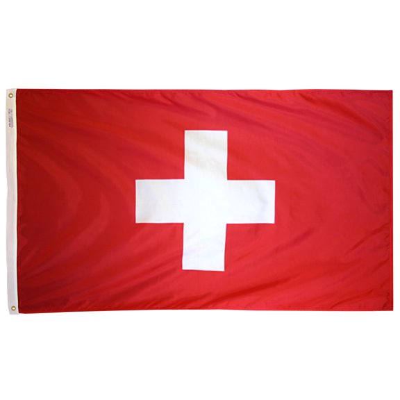 Annin Flagmakers Switzerland International Flag 5x8 ft. Nylon