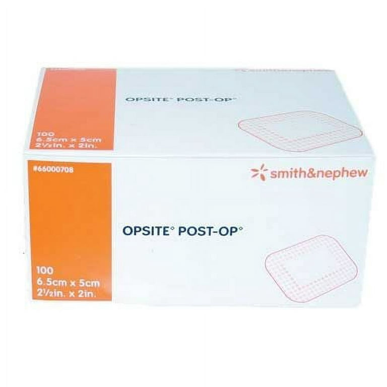 Smith & Nephew Post-Op Clear Adhesive Waterproof Dressings (6.5cm x 5cm x  5s)
