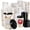 White, variant on KPX 100 Pack 16 oz Coffee Cups, Disposable Coffee Cups with Lids and Sleeves to Go Coffee Cups Reusable for Hot & Cold Drinks