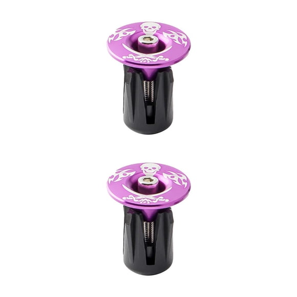 Toystoory 1 par de tapas de manillar, fundas de expansión, pieza de bicicleta para reemplazar púrpura Type2 NO2 Toystoory CBP227535