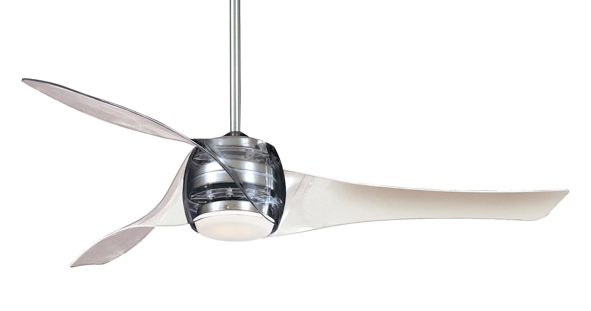 raken Echt liefde Minka Aire F803L-TL Artemis LED 58"" Ceiling Fan Translucent - Walmart.com