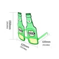 thumbnail image 3 of hengsof St. Patrick's Day Party Decoration Paper Eyeglasses Green Irish Clover Costume Photo Booth Props Shamrock Party Supplies for Saint Patrick's Day Accessories Set Birthday Party Favor, 3 of 7