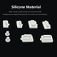 thumbnail image 3 of Likrtyny Juego Tapones Malla 8 Piezas Cubierta Antipolvo para Interruptor NS/interruptor OLED (blanco), 3 of 5