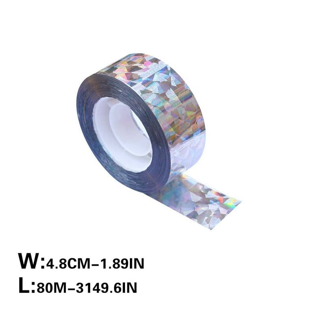 Bird Repellent Radiation Ribbons Orchard and Vegetable Garden Double-Sided Reflective Ribbons