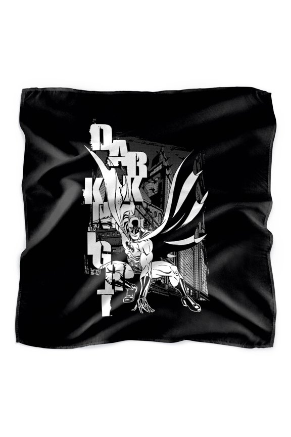 Batman Vertical Letters Bandana (21 in x 21 in)