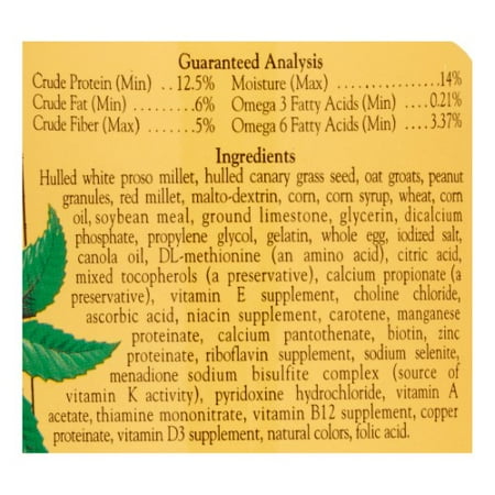 Lafeber Classic Nutri-Berries Parakeet Bird Food, 12.5 Oz