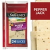 Sargento® Sliced Pepper Jack Natural Cheese, 24 Slices