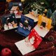 thumbnail image 2 of Tarjetas de Felicitación emergentes 3D de Navidad, sobre de bendición, postal de cumpleaños, regalos de Año Nuevo, decoración de tarjetas de agradecimiento, 1/4 piezas, 2 of 4