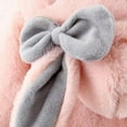 thumbnail image 6 of GYRATEDREAM Toddler Baby Girl's Fall Winter Coat Jacket Rabbit Ear Hoodie Snowsuit Thick Warm Coat Jacket Outwear, 6 of 9