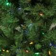 thumbnail image 4 of Northlight 7' Prelit Artificial Christmas Tree Slim LED Glacier Pine - Multicolor Lights, 4 of 5