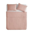 thumbnail image 6 of Mainstays Crinkle Quilt, Full/Queen, Pink Blush, Soft Wash Microfiber Bedding, 6 of 9