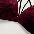 thumbnail image 5 of Levmjia Women Lace Lingerie Set Floral Underwire Adjustable Thin Straps Support Push Up Bra Panty Soft Stretchy Breathable Daily Honeymoon Romantic Bedroom Night Occasions, 5 of 5