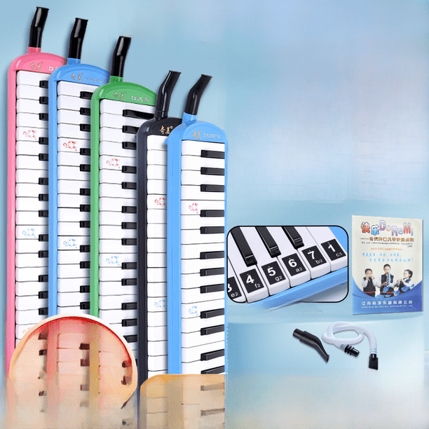 Armónica 37 Teclas 32 Teclas Aula Estudiantes Instrumentos Musicales Principiantes Niños Instrumentos de Viento