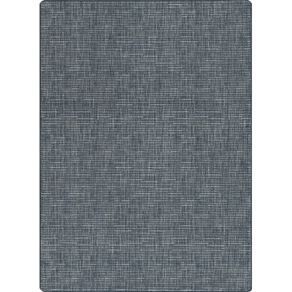 Milliken Imagine Area Rug BROADCLOTH BRUSHED DENIM Broadcloth Brushed 10 9 x 13 2 Rectangle