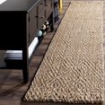 thumbnail image 1 of Safavieh Natural Fiber Collection NF181A Handmade Premium Jute Accent Rug, 23" x 4, Natural, 1 of 4