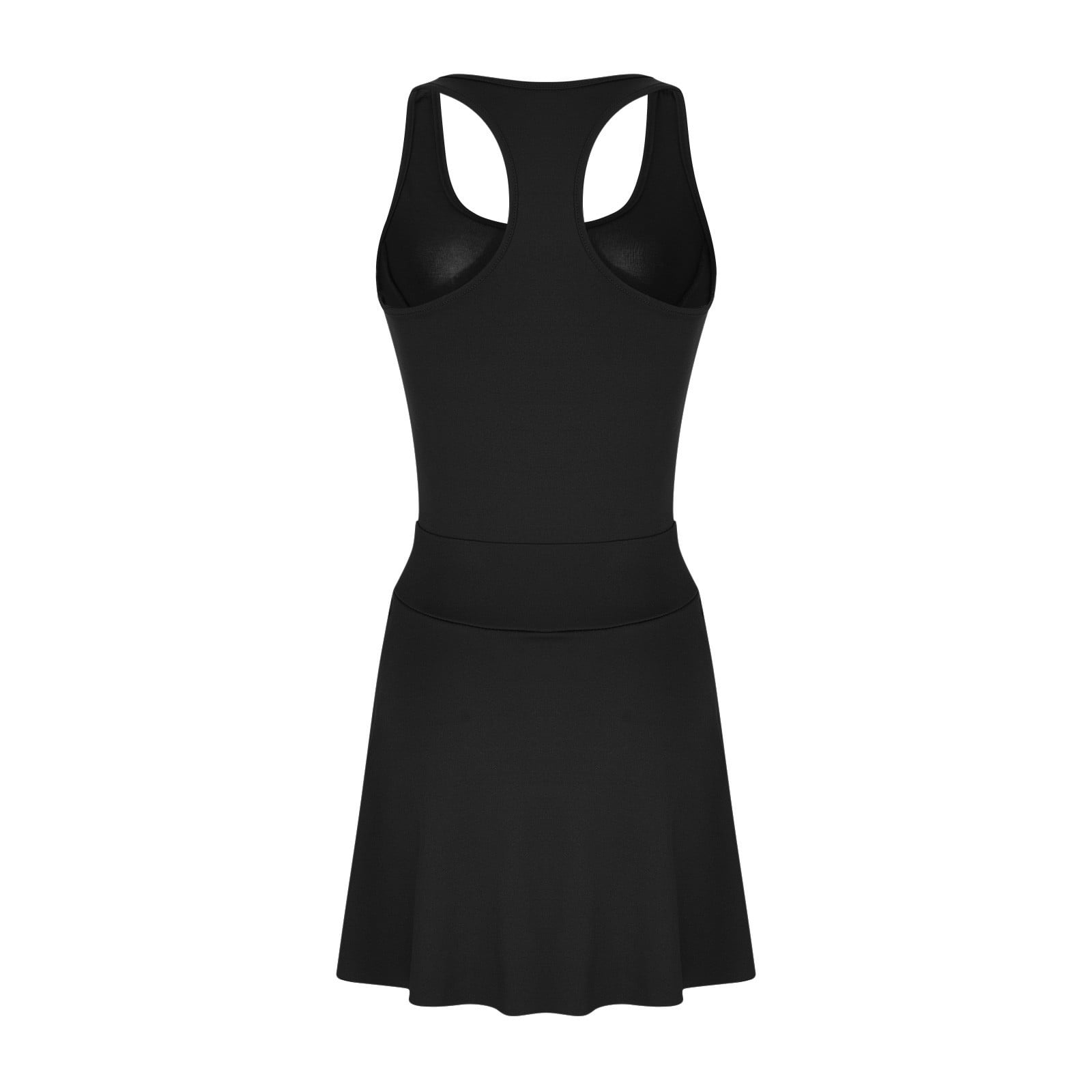 Womens Athletic Tennis Dress with Shorts Cut Out Racerback One