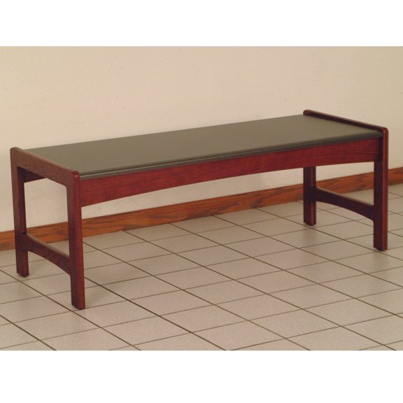 FixtureDisplays Coffee Table w/ Black Granite Look Top 1040254